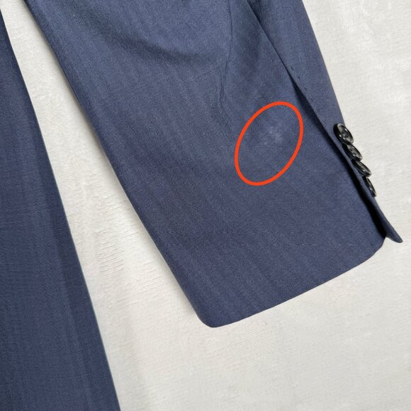 Di Stefano Italy 2 Piece Suit Men Size US 38R 100% Wool Pants 39 x 27 Made Italy - Picture 6 of 15